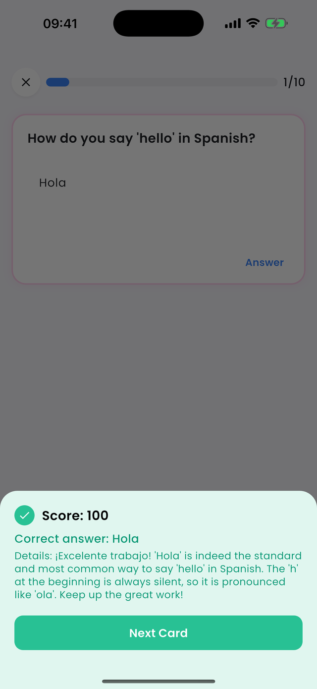 AI answer checking